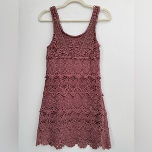 Urban Outfitters Staring at Stars Lace Crochet Sleeveless Dress